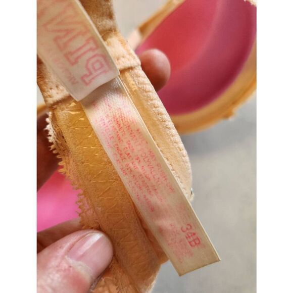 Victoria's Secret PINK Strapless Bra Size 34B Zebra Leopard Print - Picture 4 of 4